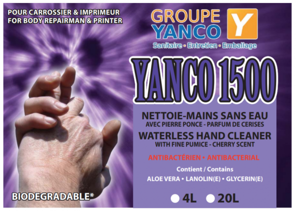 YANCO SAVON ABRASIF 1500