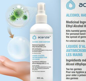 Désinfectant à mains 80% alcool