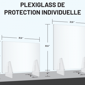 Plexis glass (protection comptoir caisse )
