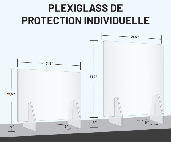 Plexis glass (protection comptoir caisse )