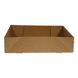 BOÎTE POUR EMPORTER BRUNE 8.75"X6.75"X2.125"
