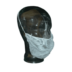 COUVRE-BARBE BLANC