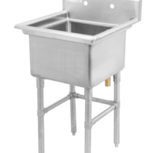 ÉVIER SIMPLE SANS ÉGOUTOIRE 18", 20", 24".