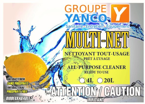 MULTI-NET NETTOYANT MULTI SURFACE