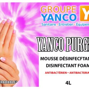 YANCO PURGEL DÉSINFECTANT À MAIN SANS ALCOOL.