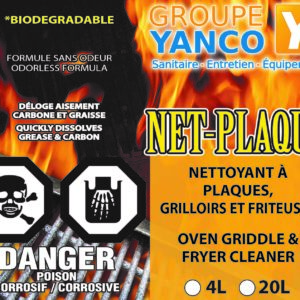 NET-PLAQUE NETTOYEUR À PLAQUE CONCENTRÉ 4L