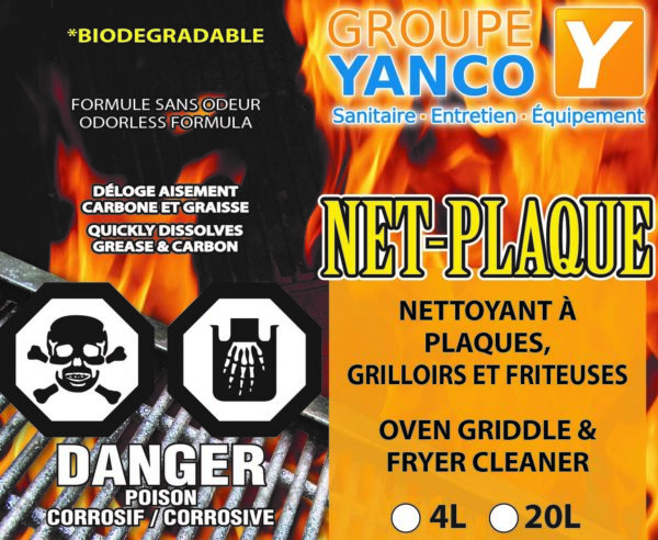 NET-PLAQUE NETTOYEUR À PLAQUE CONCENTRÉ 4L