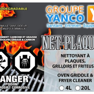NET PLAQUE 2 NETTOYEUR À PLAQUE RTU. 4L.