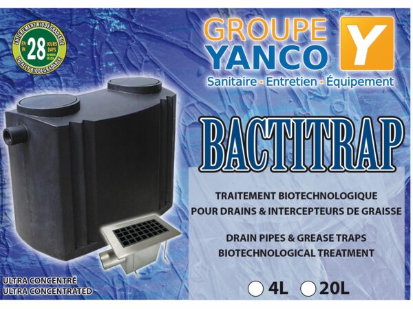 Bactitrap   Intercepteur pour trappe graisse
