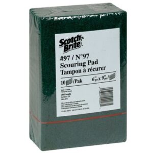 3M# 97 tampons 6x9  10/pqt vert mince