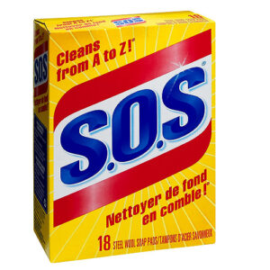 Tampon à récurer SOS 216/cs