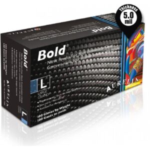 GANT NITRILE NOIR 5MIL BOLD