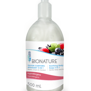 Bionature-Savon corporel apaisant 3 en 1